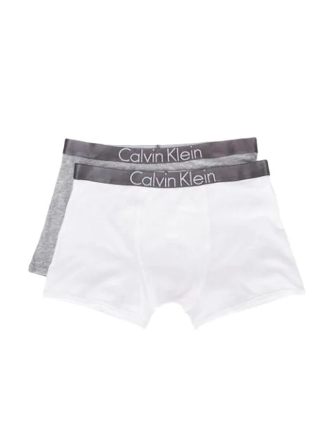 Calvin Klein Kids' Set Of Boxer Briefs In Grey | ModeSens