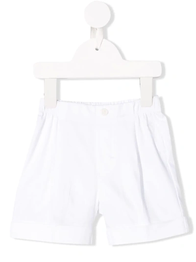 Il Gufo Babies' Turned Up Hem Shorts In White