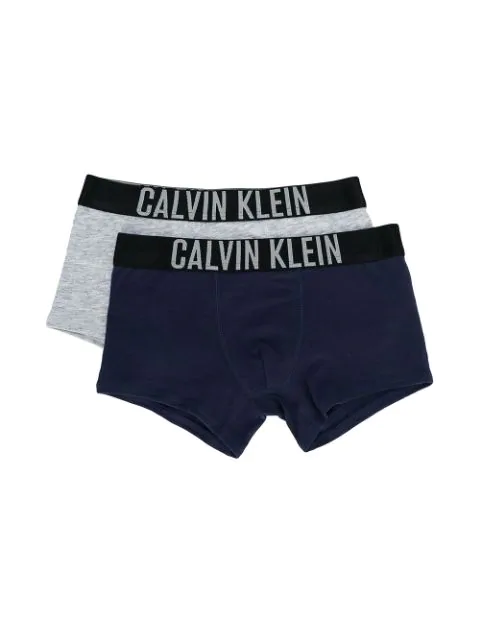 Calvin Klein Kids' Boxer 2 Pack In Blue | ModeSens