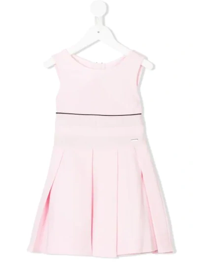 Givenchy Kids' Pleated Dress In Pink