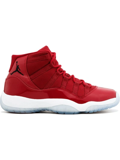 Jordan Kids' Air  11 Retro Bg Sneakers In Red