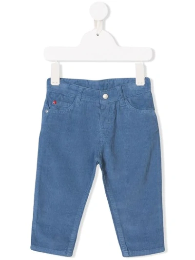 Knot Babies' Five Pocket Trousers In Blue