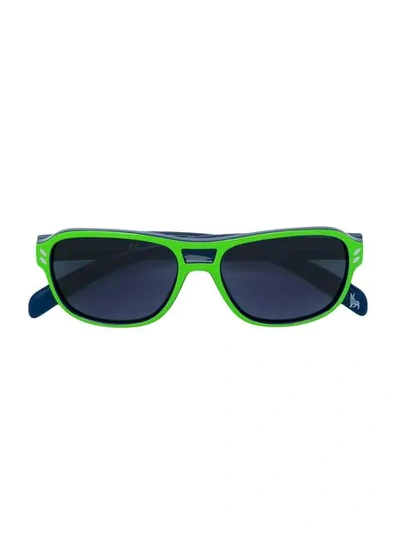 Stella Mccartney Kids' Square Sunglasses In Green