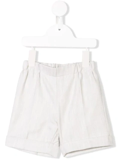 La Stupenderia Babies' Casual Tailored Shorts In Grey