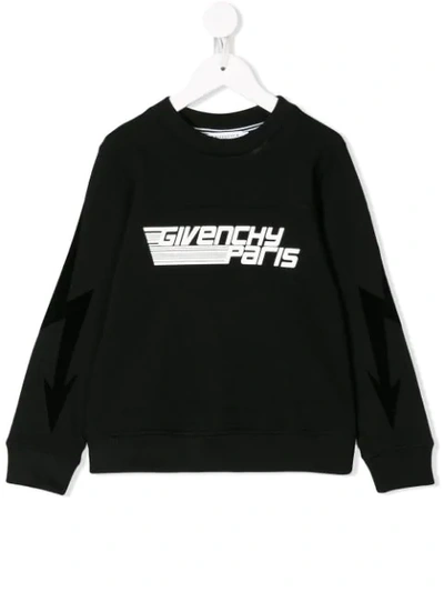 Givenchy Kids' Logo Sweatshirt In Black