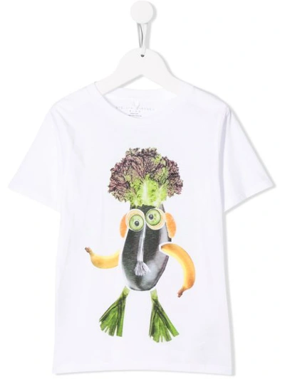 Stella Mccartney Kids' Meat Free Monster T-shirt In White