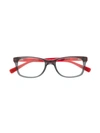 Nike Kids' Rectangle Frame Glasses In Red