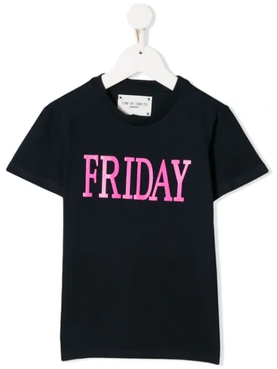 Alberta Ferretti Kids' Friday T-shirt In Blue