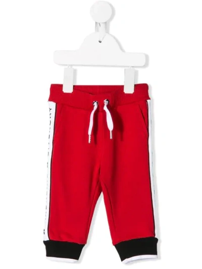 Givenchy Babies' Drawstring Track Trousers In Red