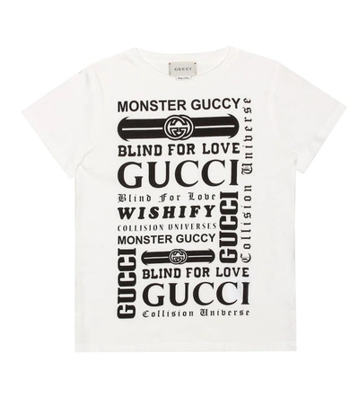 Gucci Kids' Cotton T-shirt In White
