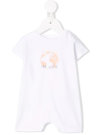 Knot Babies' World Romper In White