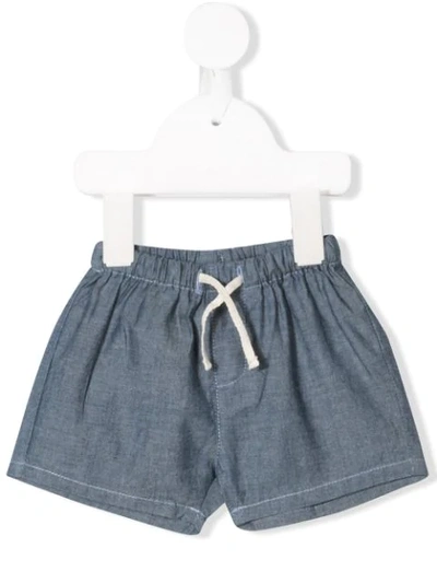 Knot Babies' Elasticated Waistband Shorts In Blue