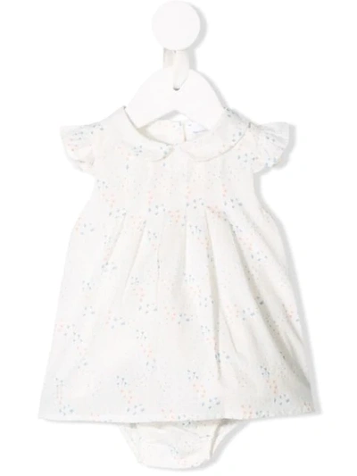 Knot Babies' Little Flowers Dress In White