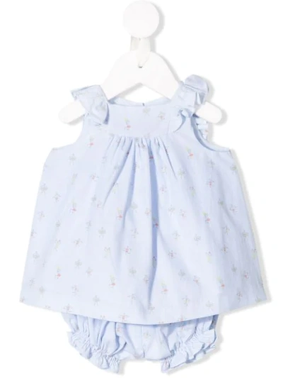 Knot Babies' Wegue Wegue Dress In Blue