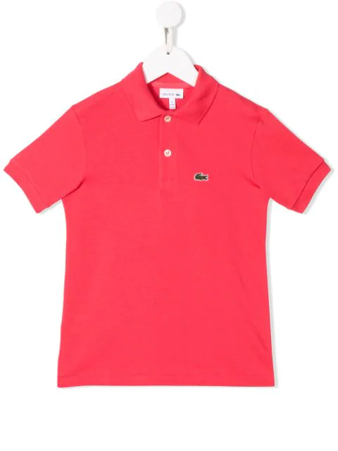 lacoste pink polo shirt