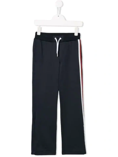 Givenchy Kids' Striped Track Jogging Trousers In Blue