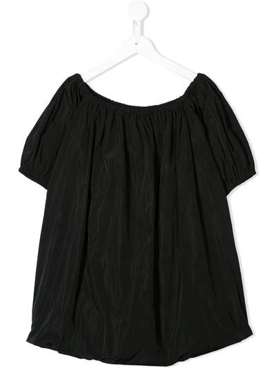 Andorine Kids' Oversized Dress In Black