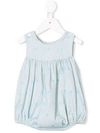 Siola Babies' Sleeveless Romper In Green