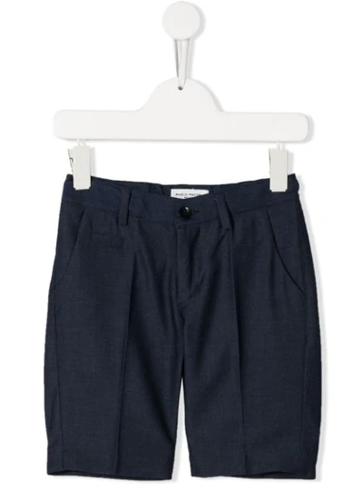 Paolo Pecora Kids' Tailored Shorts In Blue