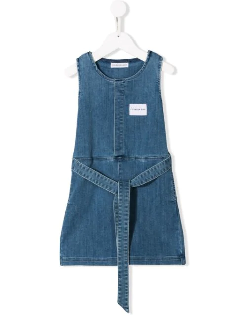 kids denim playsuit