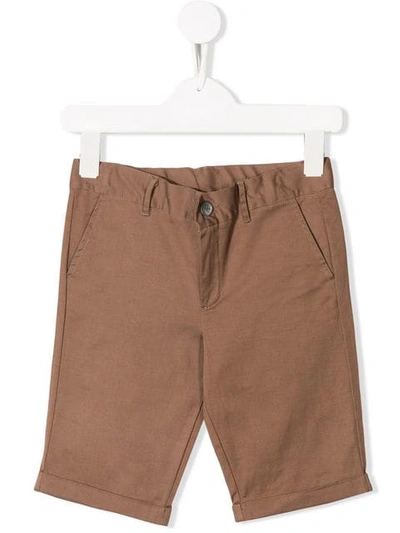 Touriste Kids' Classic Shorts In Brown