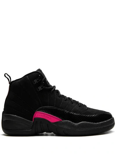 Jordan Kids' Air  12 Retro Sneakers In Black