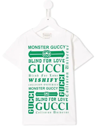 Gucci Logo Print T-shirt In White