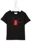Lanvin Enfant Kids' Spider Print T-shirt In Black