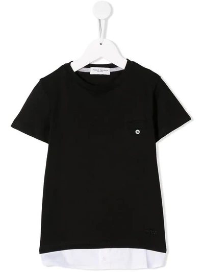 Paolo Pecora Kids' Casual T-shirt In Black