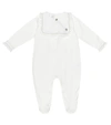 Tartine Et Chocolat Babies' Ruffled Pajamaes In White