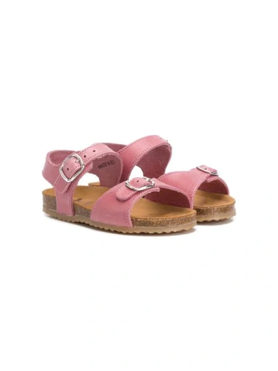 Pèpè Kids' Buckled Sandals In Pink