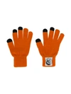 Diesel Babies' Mohawk Patch Gloves In Orange