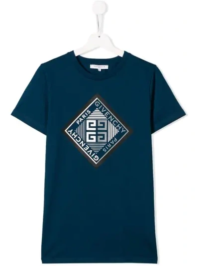 Givenchy Kids' Logo T-shirt In Black