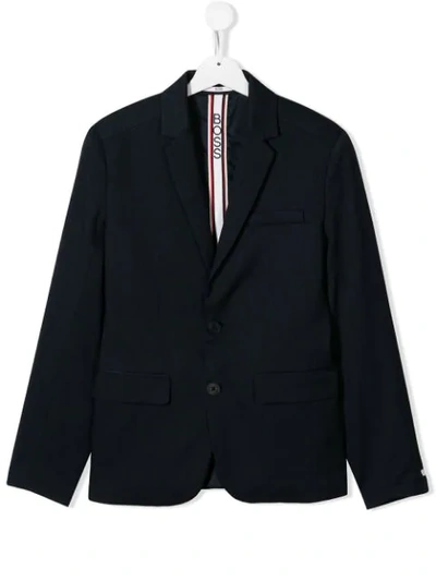 Hugo Boss Teen Fitted Blazer In Black