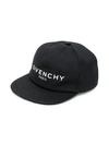 Givenchy Kids' Logo Printed Baseball Cap In Black