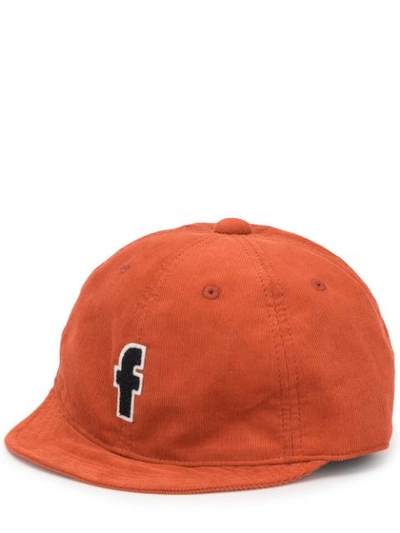 Familiar Kids' Logo Patch Baseball Cap In Orange