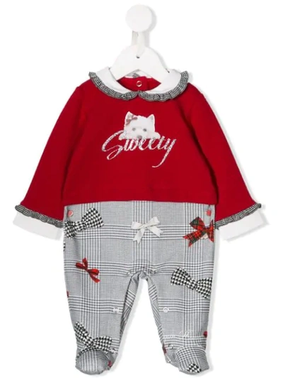 Lapin House Babies' Sweety Pajama Set In Red