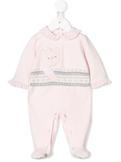Lapin House Babies' Teddy Bear Pajamas In Pink