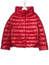 Herno Teen Shell Puffer Coat In Red
