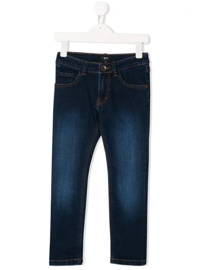 Hugo Boss Kids' Straight Jeans In Blue