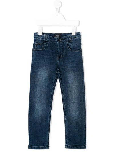 Hugo Boss Kids' Regular Jeans In Blue