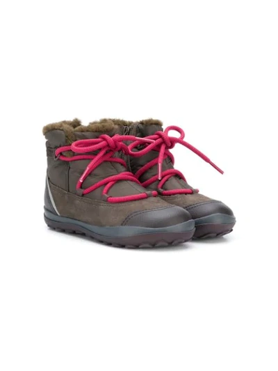 Camper Kids' Peu Boots In Green