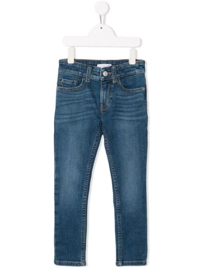 Calvin Klein Kids' Skinny Jeans In Blue