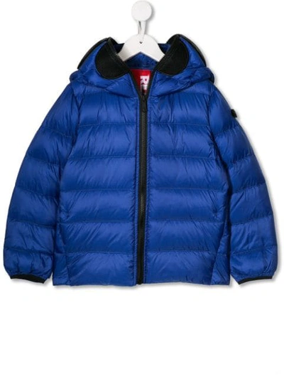Ai Riders On The Storm Kids' Padded Jacket In Blue