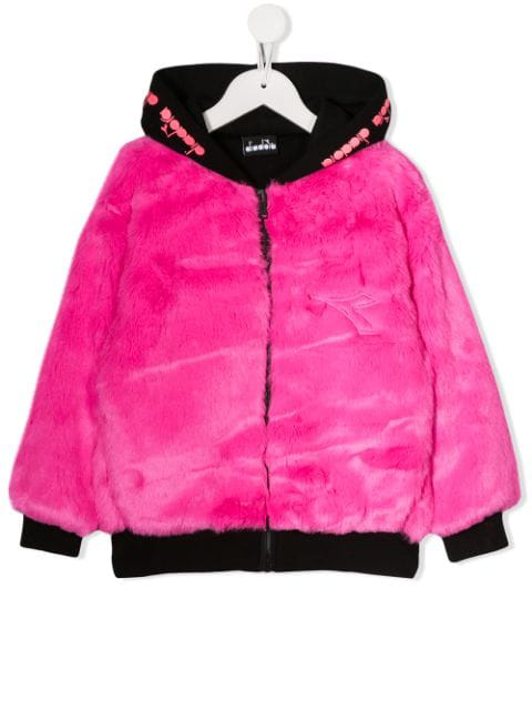 diadora jacket pink