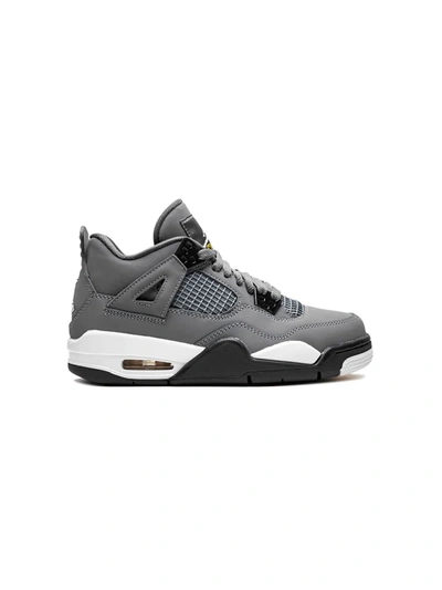 Jordan Kids' Air  4 Retro Sneakers In Grey