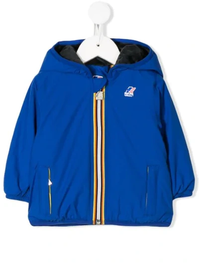 K-way Babies' Le Vrai Claude Windbreaker In Blue