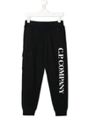 C.p. Company Teen Jersey Sweatpants In Blue