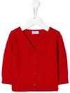 Siola Babies' V-neck Cardigan In Red