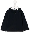 Il Gufo Babies' Scallop Collar Jacket In Blue